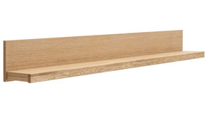 Wandregal Mca direkt aus Holz in Holzfarben Wohnprogramm Silias - Wandboard Wildeiche - ca. 155 x 21 cm