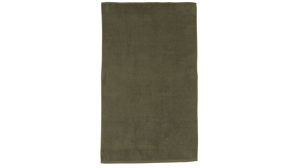 Duschhandtuch Interliving aus Naturfaser in Dunkelgrün Interliving Handtuch Serie 9108 - Duschtuch olivfarbene Baumwolle  - ca. 100 x 150 cm