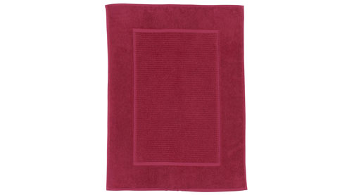 Badematte / Badeteppich Interliving aus Naturfaser in Pink Interliving Handtuch Serie 9108 - Badvorleger pinke Baumwolle  - ca. 60 x 80 cm