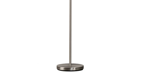 Stehleuchte Fh fischer & honsel aus Metall in Metallfarben FH Stehlampe Sorento nickelfarbenes Metall - Höhe ca. 182 cm