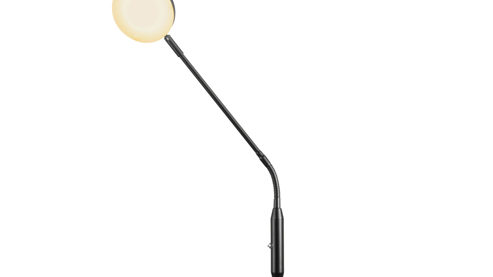 Stehleuchte Fh fischer & honsel aus Metall in Schwarz FH Stehlampe Sorento sandschwarzes Metall - Höhe ca. 138  cm