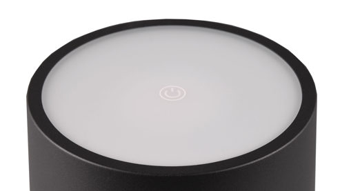 Tischleuchte Reality leuchten aus Kunststoff in Schwarz RL Outdoor-Tischleuchte Fernandez schwarzer Kunststoff - Höhe ca. 38 cm