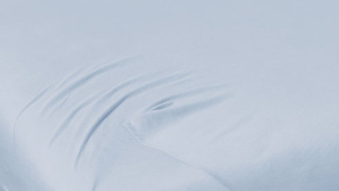 Spannbettlaken H. g. hahn haustextilien® aus Stoff in Hellblau PRIMERA Spannbettlaken himmelblauer Baumwolljersey - ca. 190 x 200 cm