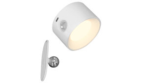 Wandleuchte Fh lighting aus Metall in Weiß FH LIGHTING Akku Leuchten Serie Magnetic matt weißes Metall - ca. 8 x 4,5 cm