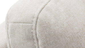 Bigsofa Roomio® aus Stoff in Weiß Roomio® No. 4104 - Bigsofa naturfarbener Strukturbezug Yelda & Holzfüße 1103 HFEG - Länge ca. 212 cm