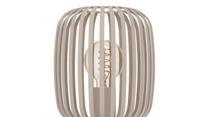 Tischleuchte Eglo aus Metall in Beige EGLO Tischleuchte Romazzina sandfarbener Stahl - Höhe ca. 44 cm