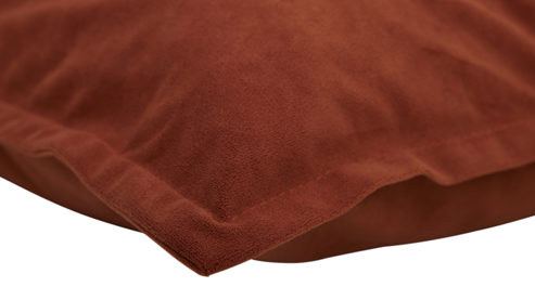 Kissenbezug /-hülle Roomio® aus Stoff in Orange Roomio® Kissenhülle No. 9401 rostfarbener Samt - ca. 40 x 60 cm