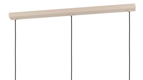 Pendelleuchte Eglo aus Metall in Beige EGLO Hängeleuchte Romazzina sandfarbener Stahl - Länge ca. 90 cm