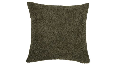 Kissenbezug /-hülle Roomio® aus Stoff in Dunkelgrün Roomio® Kissenhülle No. 9402 khakifarbener Bouclé - ca. 45 x 45 cm