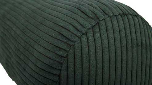 Einzelkissen Roomio® aus Stoff in Dunkelgrün Roomio® Nackenrolle No. 9403 khakifarbener Breitcord - ca. 50 x 22 cm