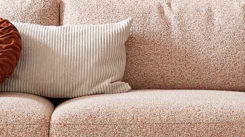 Kissenbezug /-hülle Roomio® aus Stoff in Beige Roomio® Kissenhülle No. 9403 beiger Breitcord - ca. 40 x 60 cm