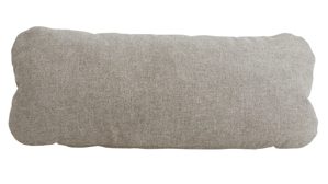 Einzelkissen modulmaster aus Stoff in Beige Modulmaster Serie MM-MP1181 - Nierenkissen ecrufarbenes Flachgewebe Cyber – ca.  58 x 25 cm