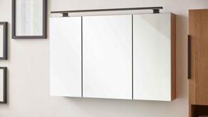 Badmöbel-Set Interliving aus Holz in Holzfarben Interliving Bad Serie 3702 - Badmöbel-Set 7751 braune Cuneo Eiche - dreiteilig