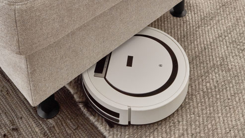 Ecksofa modulmaster aus Stoff in Beige Modulmaster MM-ZE1148 - Wohnlandschaft ecrufarbenes Flachgewebe Cyber & Fuß Z002-M01 - Stellfläche ca. 336 x 268 cm