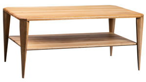 Couchtisch M2 kollektion aus Holz in Holzfarben Couchtisch Bell 2 Wildeiche - ca. 100 x 60 cm