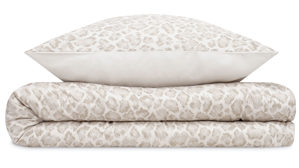 Bettwäsche-Set Ibena® aus Stoff in Beige IBENA® s.Oliver Leoparden Bettwäsche beige Mako-Satin – zweiteilig, ca. 155 x 220 cm