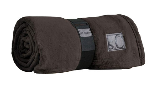 Wohndecke Ibena® aus Kunstfaser in Dunkelbraun s.Oliver Wohndecke Kuschelsoft dunelbraun Kunstfaser - ca. 150 x 200 cm