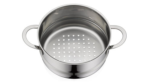 Dampftopf Kela | keck & lang aus Metall in Edelstahl Dampftopf Cailin Edelstahl & Klarglas - Durchmesser ca. 20 cm