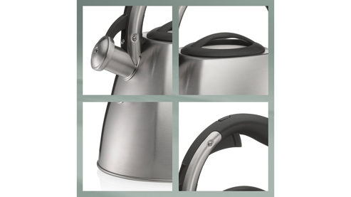 Wasserkessel Kela | keck & lang aus Metall in Edelstahl Wasserkessel Edelstahl - ca. 22 x 25 cm