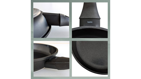 Bratpfanne Kela | keck & lang aus Metall in Schwarz Bratpfanne Atura Schwarz - Durchmesser ca. 24 cm
