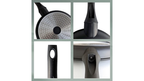 Bratpfanne Kela | keck & lang aus Metall in Schwarz Bratpfanne Atura Schwarz - Durchmesser ca. 24 cm