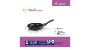 Bratpfanne Kela | keck & lang aus Metall in Schwarz Bratpfanne Atura Schwarz - Durchmesser ca. 20 cm