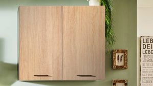 Einbauküche Pino aus Holz in Holzfarben pino Einbauküche inklusive Einbaugeräte Eiche Aviva - Länge ca. 270 cm