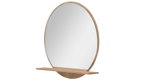 Garderoben-Set Interliving aus Holz in Holzfarben Interliving Garderoben Serie 6014 - Set 80 Wildeiche & Granitfurnier - fünfteilig