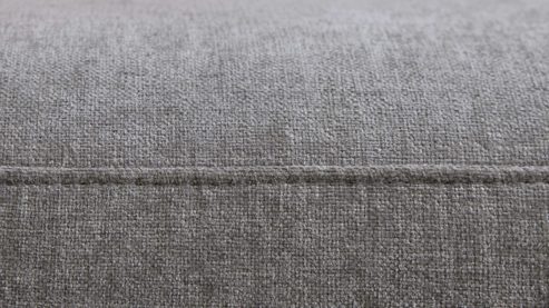 Ecksofa Interliving aus Stoff in Grau Interliving Sofa Serie 4064 - Ecksofa graue Chenille Toni & Fuß W003-01 - Stellfläche ca. 291 x 252 cm