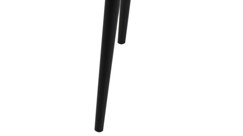 Esstisch Actona group aus Holz in Holzfarben Esstisch Wilma Wildeiche & schwarze Metallfüße - ca. 80 x 80 cm