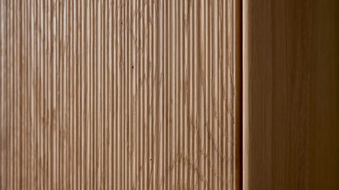Hängeschrank Interliving aus Holz in Holzfarben Interliving Wohnzimmer Serie 2033 - Hängeschrank 126837 Asteiche - eine Tür, Breite ca. 42 cm