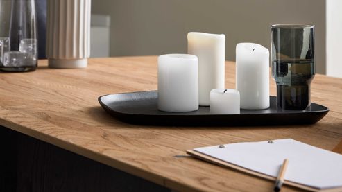 Esstisch Interliving aus Holz in Holzfarben Interliving Wohnzimmer Serie 2033 - Esstisch Asteiche - ca. 180 x 95 cm