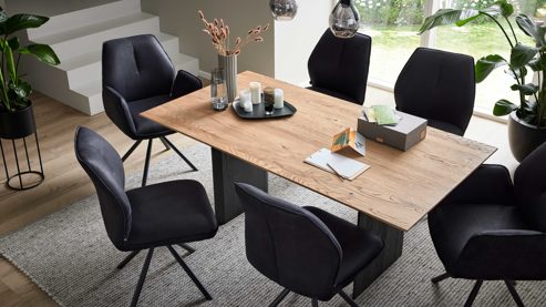 Esstisch Interliving aus Holz in Holzfarben Interliving Wohnzimmer Serie 2033 - Esstisch Asteiche - ca. 180 x 95 cm