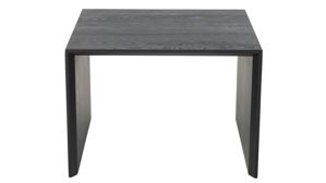 Couchtisch-Set Interliving aus Holz in Schwarz Interliving Wohnzimmer Serie 2033 - Couchtisch-Set V12630 schwarze & biancofarbene Asteiche - zweiteilig