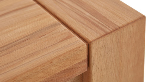 Esstisch Decker aus Holz in Holzfarben Hell DECKER Massivholztisch Volterra Plus als Esszimmermöbel naturfarbene Kernbuche – ca. 180 x 90 cm