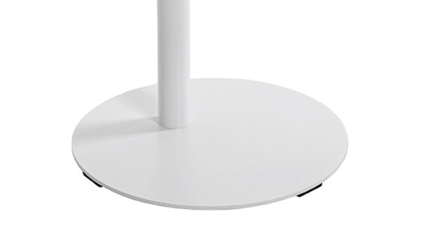 Beistelltisch Haku aus Metall in Weiß Beistelltisch Höhe ca. 60 cm - Weiß