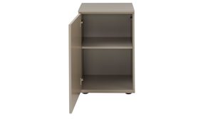 Sideboard Interliving aus Holz in Grau Interliving Wohnzimmer Serie 2031 - Sideboard CK18060 Grau & Risseiche - zwei Türen, zwei Schubladen, Breite ca. 180 cm