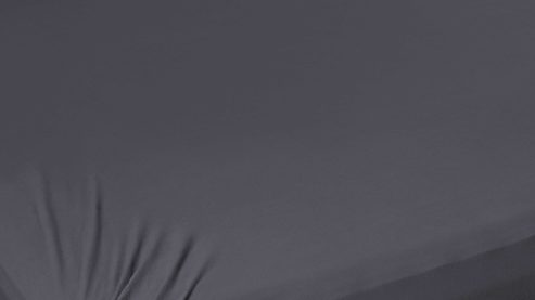 Spannbettlaken H. g. hahn haustextilien® aus Stoff in Anthrazit HAHN Spannbettlaken anthrazitfarbener Baumwolljersey - ca. 190 x 200 cm