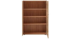 Wohnwand Interliving aus Holz in Holzfarben Interliving Wohnzimmer Serie 2032 - Wohnwand EB33001 Risseiche - Länge ca. 330 cm