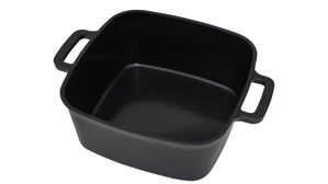 Multifunktionstopf Elo® aus Metall in Schwarz ELO® Multifunktionstopf-Set Cubus Aluminiumguss – ca. 24 x 24 cm