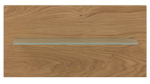 Paneel Interliving aus Holz in Holzfarben Interliving Kleiderschrank Serie 1207 – Paneelaufsatz 20226 rechts - Balkeneiche, Breite ca. 60 cm