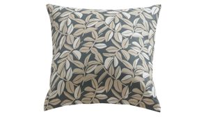 Bettwäsche-Set Interliving aus Stoff in Anthrazit Interliving Bettwäsche Serie 9131 floral anthrazitfarbener & beiger Baumwollsatin - ca. 155 x 220 cm