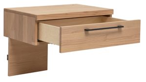 Möbelbeleuchtung Interliving aus Holz in Holzfarben Interliving Schlafzimmer Serie 1028 – Komplettzimmer mit Beleuchtung Erle & Carbon - Liegefläche ca. 180 x 200 cm