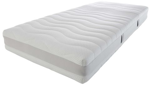 Kaltschaummatratze Interliving aus Stoff in Weiß Interliving Matratze Medikontur 1910 Kaltschaum, H3 – Liegefläche ca. 200 x 200 cm