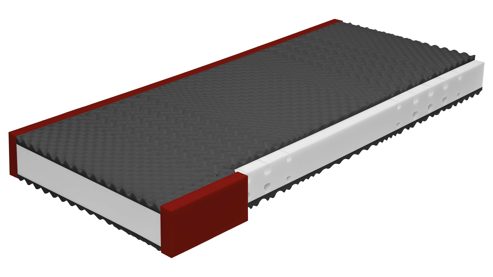 Kaltschaummatratze Interliving aus Stoff in Weiß Interliving Matratze Medikontur 1910 Kaltschaum, H3 – Liegefläche ca. 160 x 200 cm