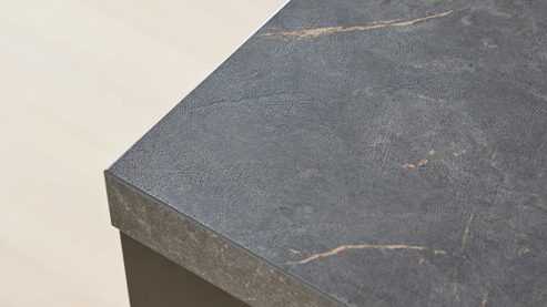 Einbauküche culineo® aus Holz in Beige Culineo® Einbauküche C615 mit Einbaugeräten Sand - Stellfläche ca. 370 x 395 cm