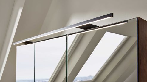 Badmöbel-Set Interliving aus Holz in Holzfarben Interliving Bad Serie 7402 – Badmöbel-Set Havanna Eiche