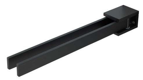 Handtuchhalter Interliving aus Metall in Schwarz Interliving Bad Serie 7945 – Handtuchhalter mattschwarzes Metall