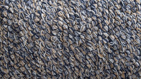 Kissenbezug /-hülle Interliving aus Stoff in Blau Interliving Kissenhülle Serie 9116 blau meliertes Mischgewebe - ca. 40 x 60 cm