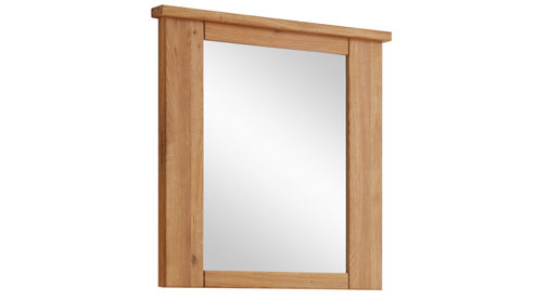 Wandspiegel WOODS & TRENDS aus Spiegel in Holzfarben WOODS & TRENDS Programm Loft - Wandspiegel ca. 80 x 80 cm